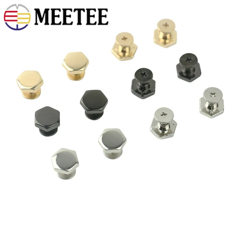 10/30 шт 10 мм ботинки с металлическими заклепками Винт аппаратный декоративная