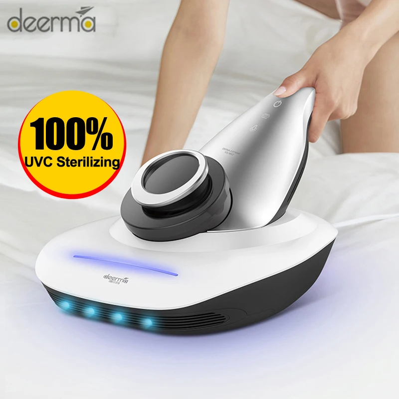 Deerma CM1500 УФ стерилизованный пылесос 12000Pa ручной анти-пылеудалитель клещей HEPA пылесос для кровати дивана