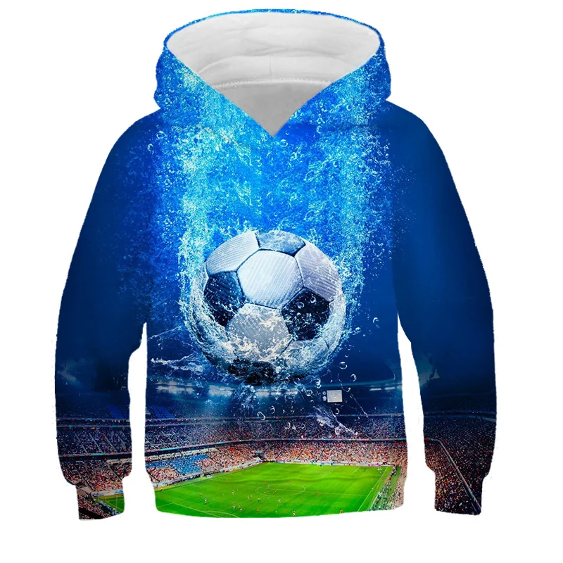 

New 3D printing football jerseys, youth and kids sports pullovers, kids hoodies, Harajuku boys and girls universal hoodies