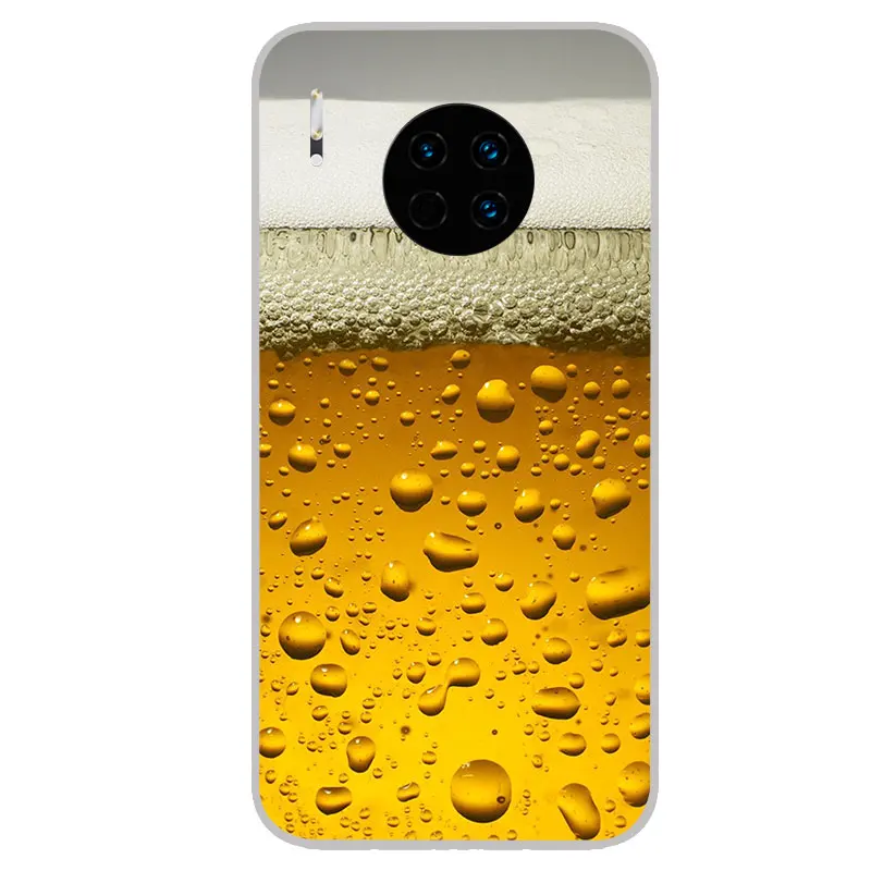 Ледяное Пиво мягкие силиконовые чехлы для huawei mate 30 Pro 20 10 Lite 9 Nova 5 4 3 3i TPU