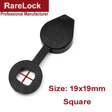 19x19mm Square Rarelock Водонепроницаемый замок крышка 10 шт. для шкафа Cam замок промышленности цилиндр наружные аксессуары MMS555 hh - Цвет: 19x19mm Square