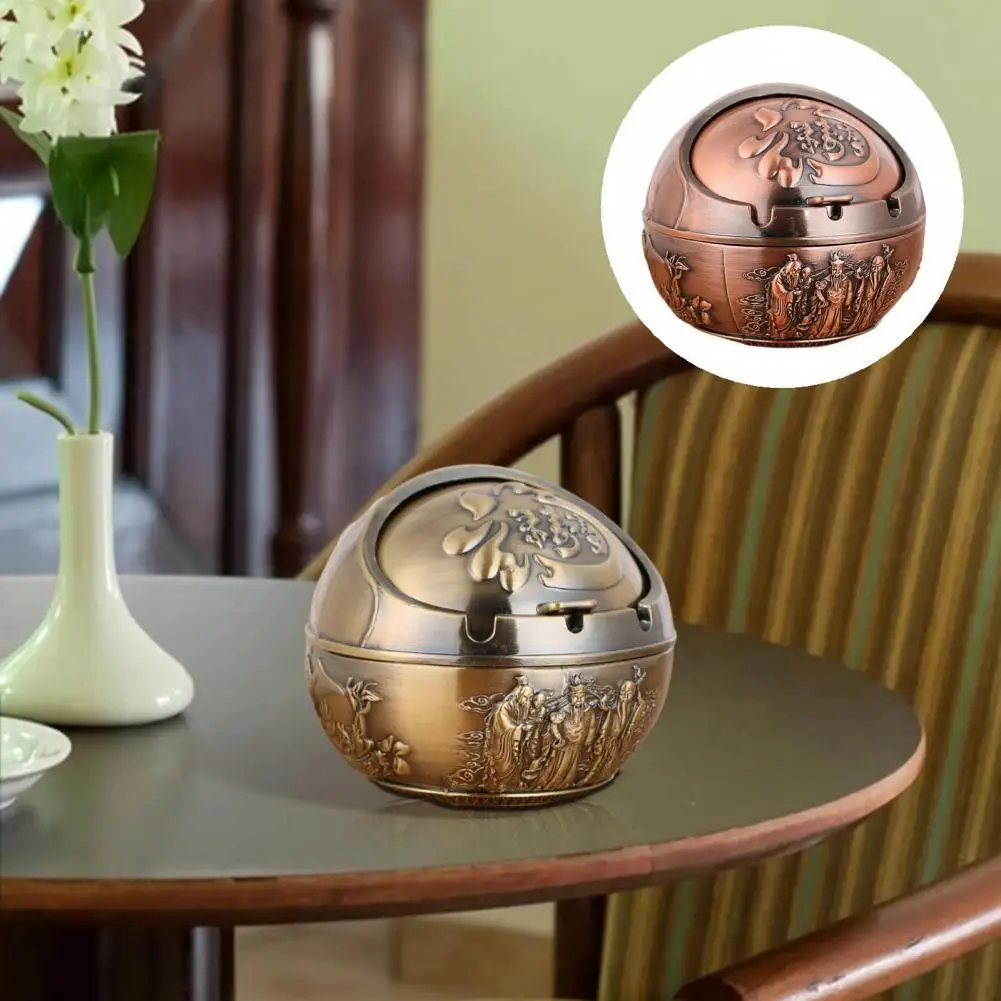 Durable Decorative Ashtray Cow Pattern Wear Resistant Fancy Gift Smoking Ashtray  Ash Tray    Ash Case