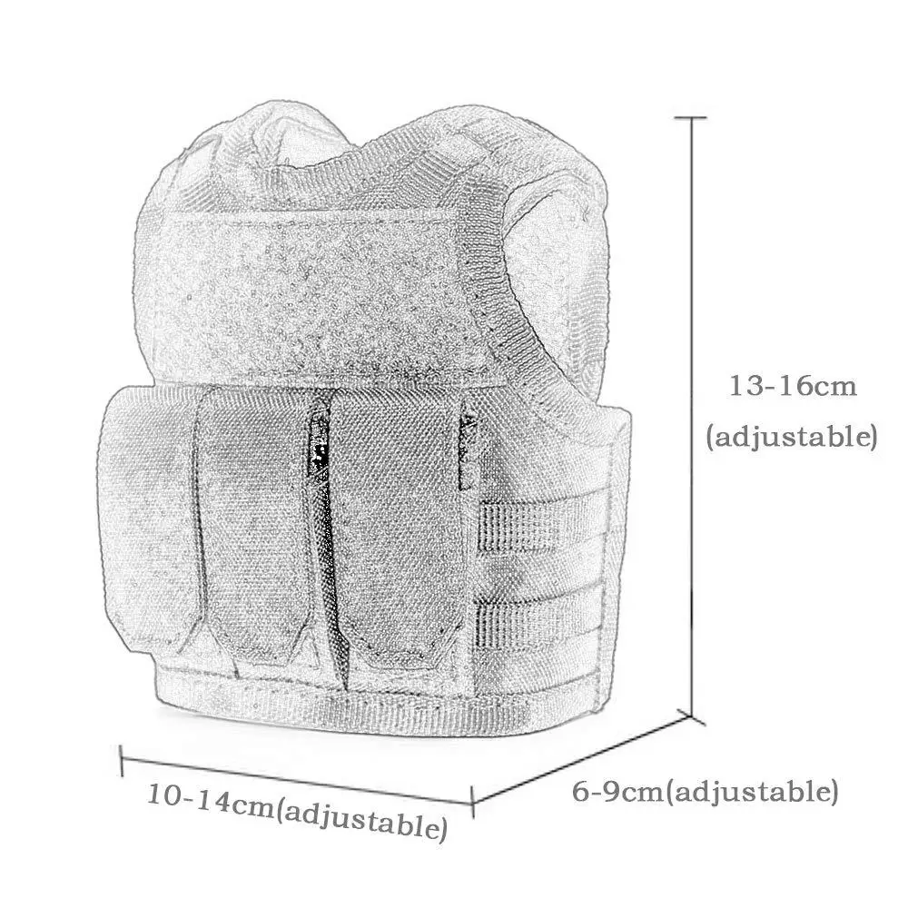 Камуфляжный охотничий Многофункциональный жилет детский военный тактический