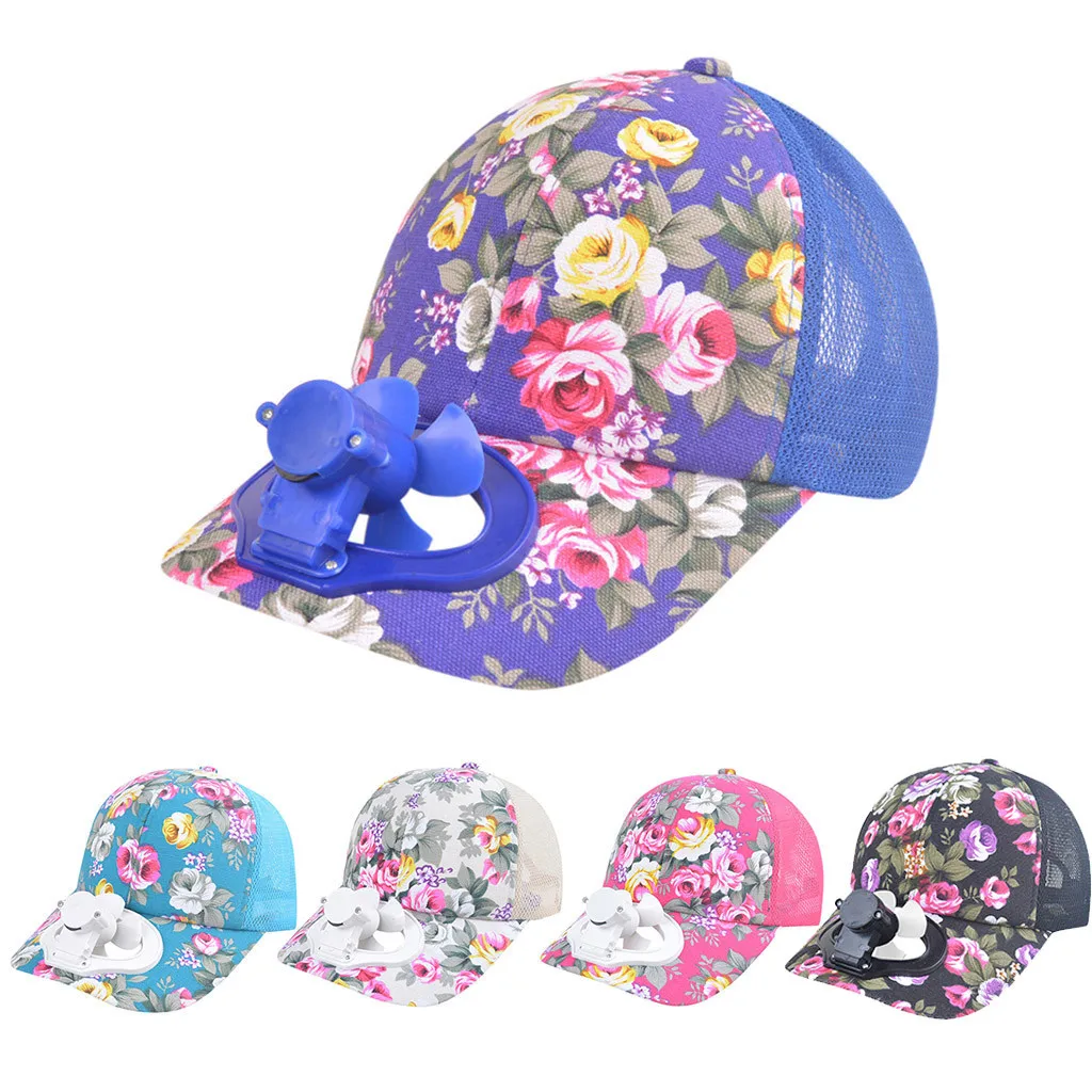 Идеальный подарок охлаждающая крышка Летний Вентилятор охлаждения Бейсболка