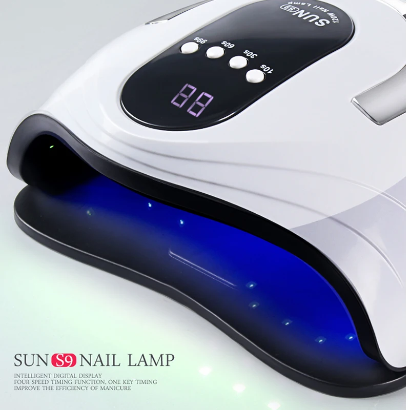 

New SUN S9 84W Nail LED UV Lamp Infrared Sensing Timer Dryer For LCD Display Fast Drying All Gels Nail Polish Nail Art Tools