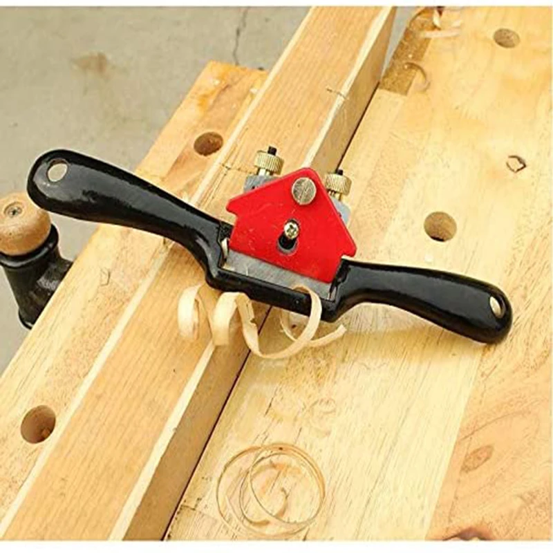 9 Inch Adjustable Spoke Plane with Flat Bottom and Metal Blade Mini Cutting Edge Chisel Trimming Woodworking Hand Tool | Инструменты