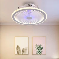 hengyuan lighting intelligent ceiling fan lamp modern design led creative lamp bedroom study restaurant three color remote co