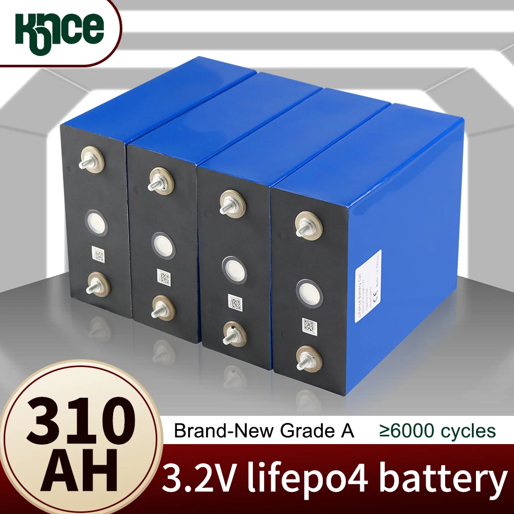 

Class A 8pcs 3.2V320ah 310ah LiFePO4 battery Car and ship solar energy storage system 12V24V inverter rechargeable battery Duty