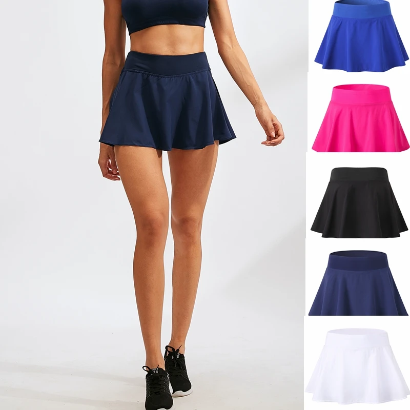 Женские шорты для йоги 2 в 1, спортивные шорты для бега, фитнеса, тренировок, танцев, тренажерного зала, дышащие быстросохнущие шорты, юбка Женские шорты для йоги 2 в 1, спортивные шорты для бега, фитнеса, тренировок, танцев, тренажерного зала, дышащие быстросохнущие шорты, юбка