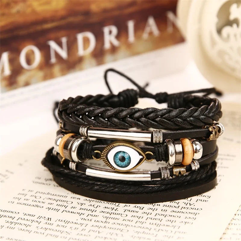 IFMIA Fashoin ювелирные изделия винтажный плетеный браслет Набор браслетов для женщин