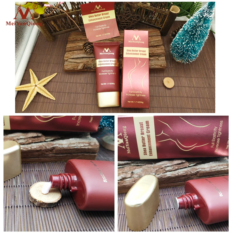 

2PCS Shea Butter Breast Enhancement Cream Breast Massage Cream promotes rapid growth of the chest and restores postpartum saggin
