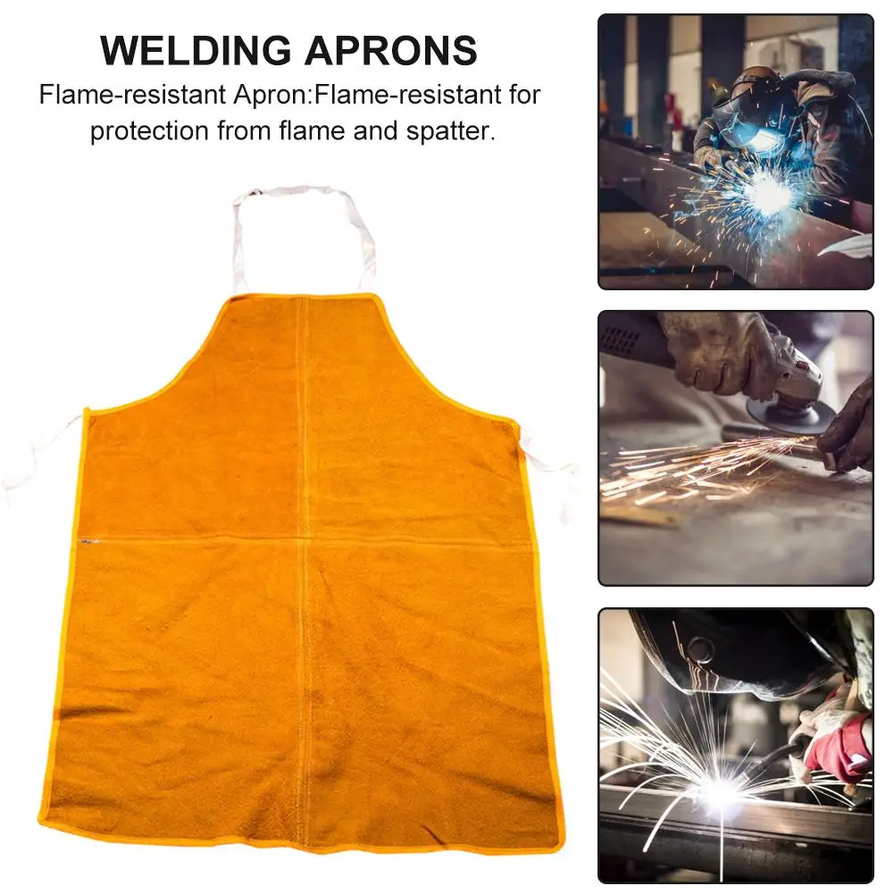 Сварочный фартук огнестойкий кожаный защитный чехол для одежды Износостойкий