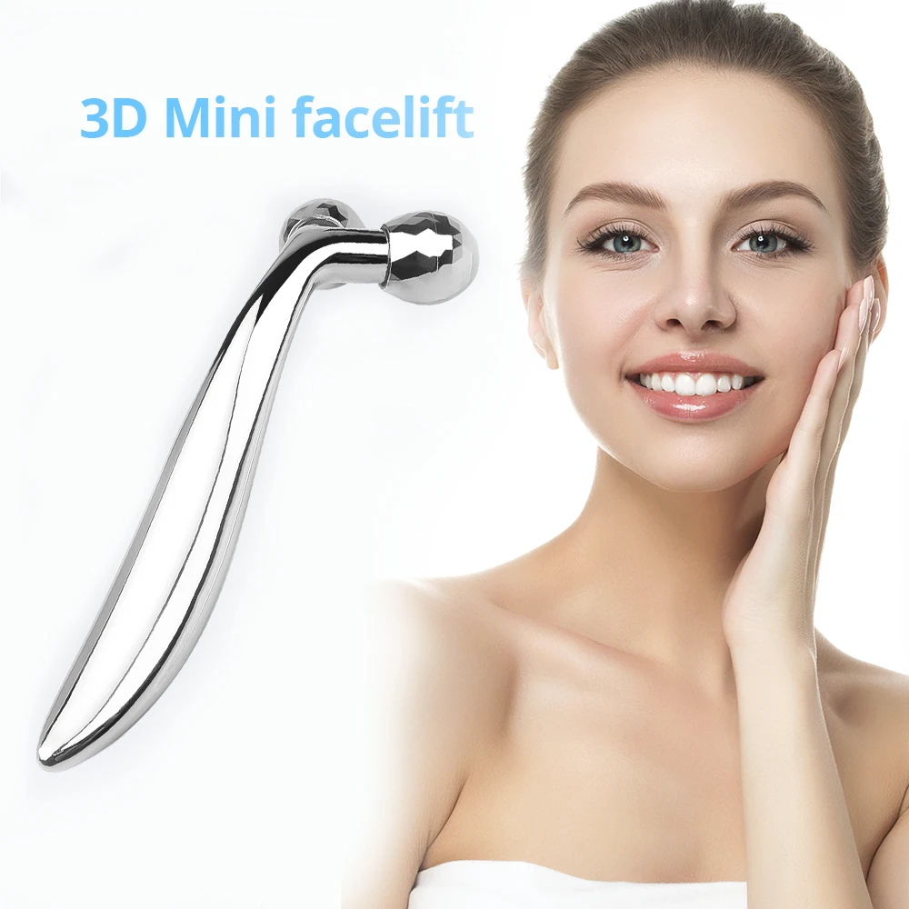 3D роликовый массажер V подтяжка лица массажный инструмент V-образный уход за