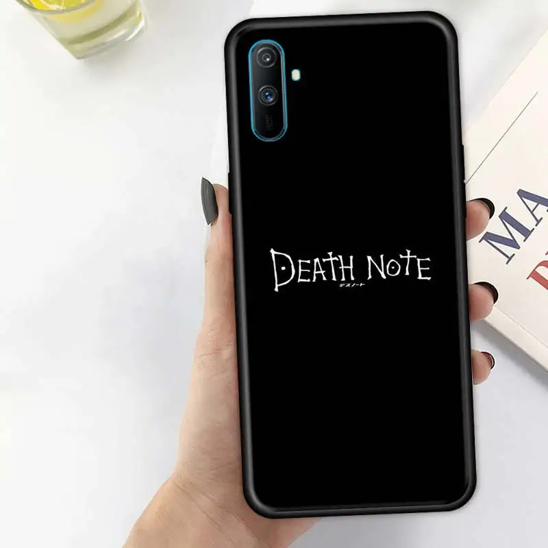 

Anime Manga Death Note Case for Realme C3 X2 X50 5G 6 6S X3 5 Pro C11 C3i 6i 5i Shell Black Silicone Phone Cover Coque
