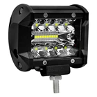 Автомобисветильник фара s, рабочая фара 60 Вт, светодиодная балка, аксессуары 4x4, противотуманная фара для мотоцикла, 6000K 12 В, 1 шт.