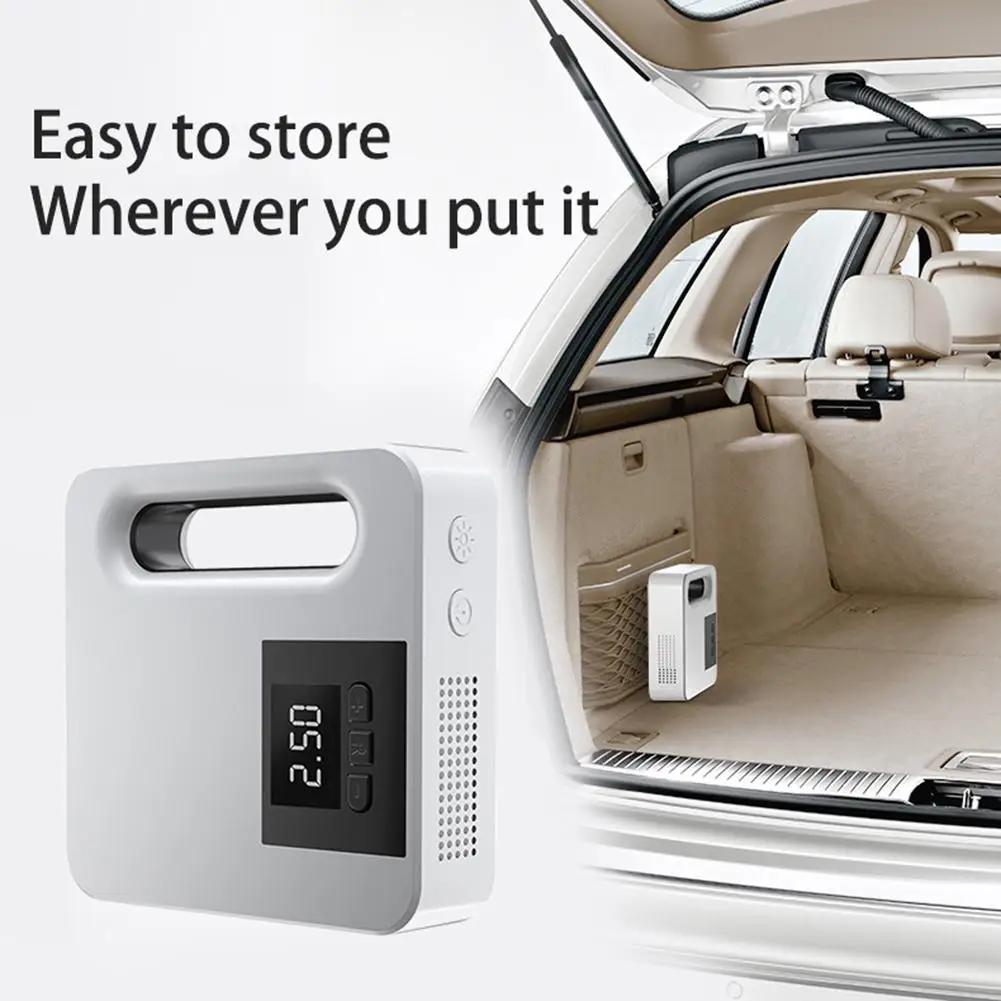 

DC 12V Mini Portable Car Air Compressor Digital Tire Inflator Air Pump Auto Air Pump for Car Motorcycle LED Light Tire Pump