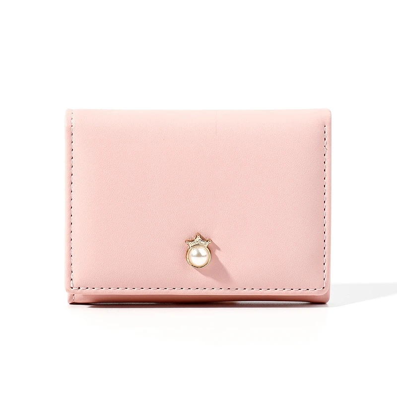 Модный женский мини-кошелек из искусственной кожи с пряжкой маленький кошелек