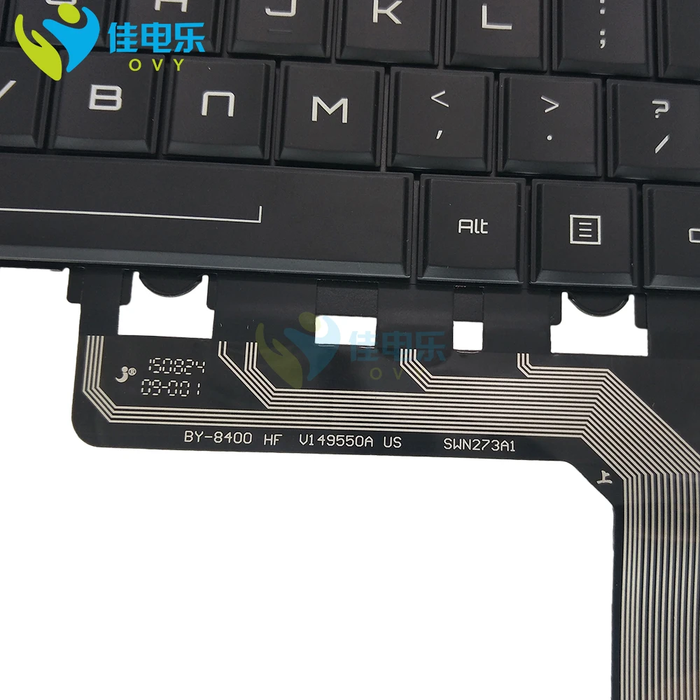 

Fast Ship OVY US laptop keyboard for CLEVO P750 p/n:BY-840 HF V149550A US SWN273A1 KB