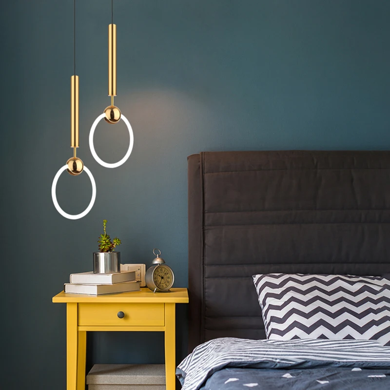 Креативный светодиодный подвесной светильник в скандинавском стиле лампа лофт