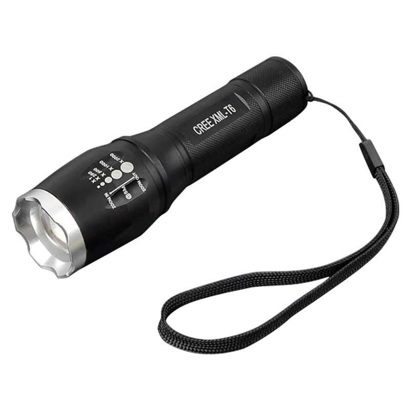 

Portable Super Bright Flashlight Waterproof Powerful High Quality Flashlamp Zoomable LED Torch Use 18650 Battery Work Torch
