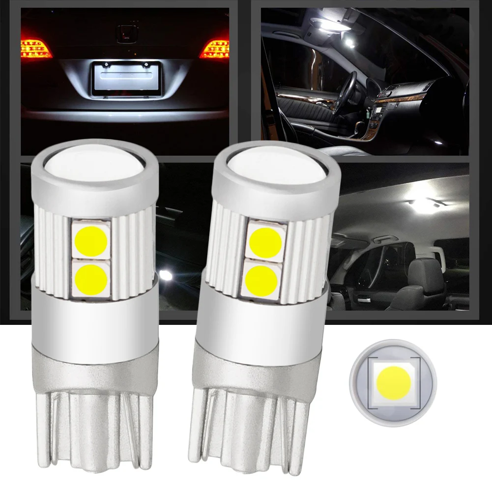 Горячее предложение 2 шт T10 9SMD автомобильные интерьерные светодиодные лампы