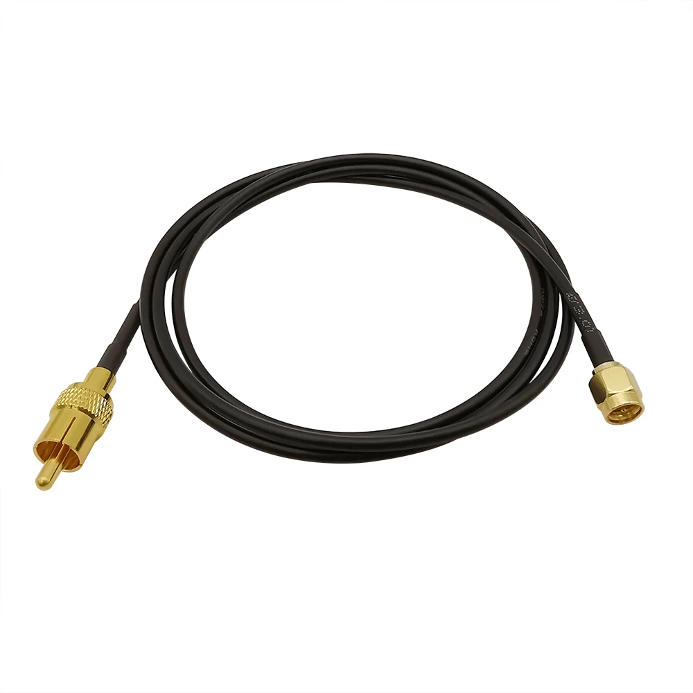3/6/9 Meters RF RCA TV male straight to SMA male straight for RG174 Pigtail Coaxial Cable SMA Male to RCA Male TV Cable 50ohm
