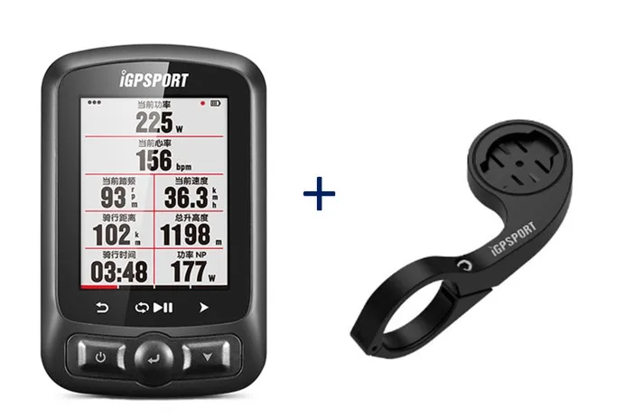 I gps порт iGS618 gps Велосипедный компьютер Спидометр IPX7 с аксессуарами - Цвет: Set B