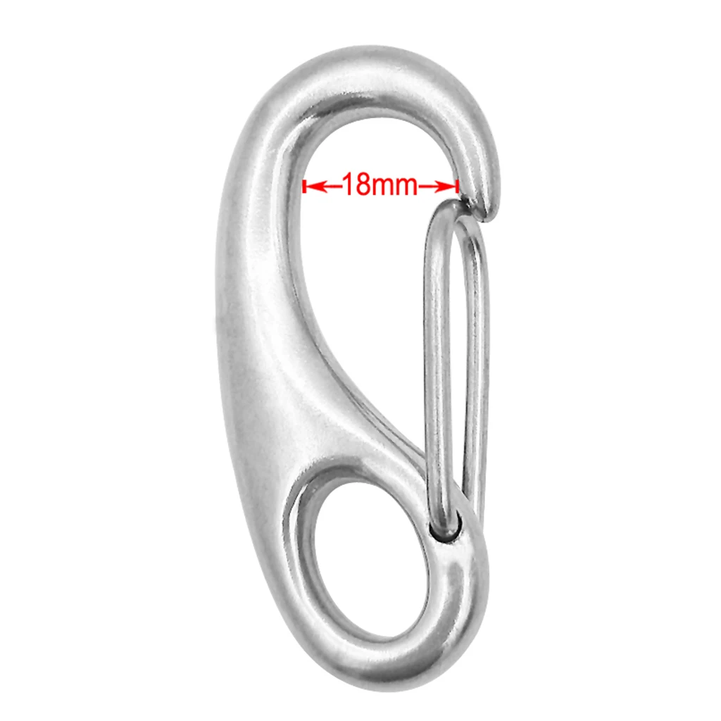 

Marine Grade Boat 2inch Gate Spring Clip Hook Lobster for Sailboat Halyard