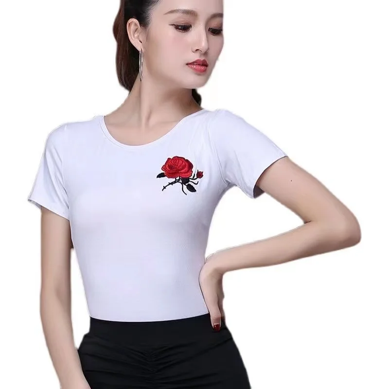 Новая юбка для латиноамериканских танцев двухслойная дизайнерская танцевальная