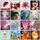 5D Diy наборы для алмазной живописи мульти-стиль полный круглый бриллиант с AB дрель гостиной настенные украшения вышивка мозаика наклейки подарок