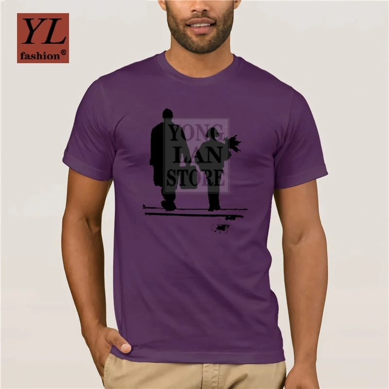 

Men Printed Short Sleeve T Shirt trend Leon The Professional Fashion T Shirt 100% Cotton Graphic