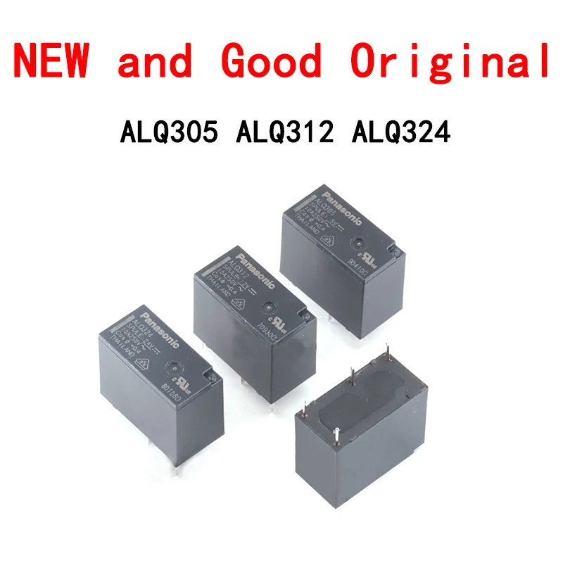 5 шт./лот реле малой мощности ALQ105 ALQ112 ALQ124 5 в 12 В 24 в 1 Открытие 1 закрытый 5-контактный 10 А новый и оригинальный