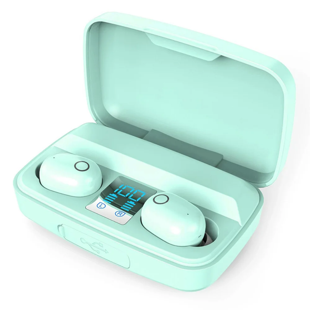 Спортивные Беспроводные Bluetooth наушники для бега Tws 5 0 водонепроницаемые с