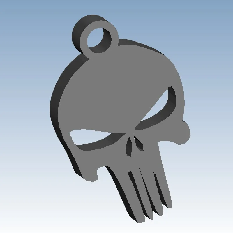 

Skull Pendant Custom order highqualityhighprecision digital models 3D printing service Creative Jewelry ST511