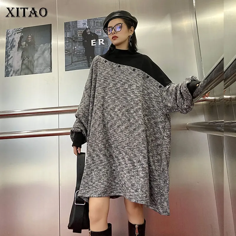 XITAO вязаный свитер модный новый для женщин 2020 весенний элегантный маленький