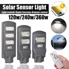 120 Вт240 Вт360 Вт Светодиодный светильник на солнечных батареях настенный уличный светильник IP65 радар движения PIR постоянно яркий и индукционный солнечный датчик дистанционного управления