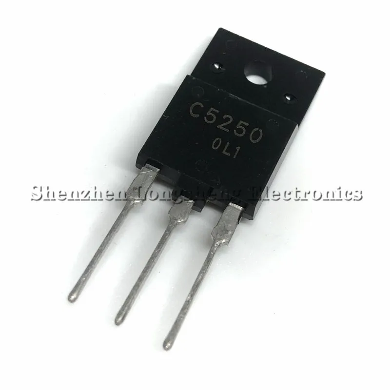 5 шт./лот 2SC5250 C5250 TO-3PF NPN транзисторная силовая трубка 1500 В 8A Новая фотография