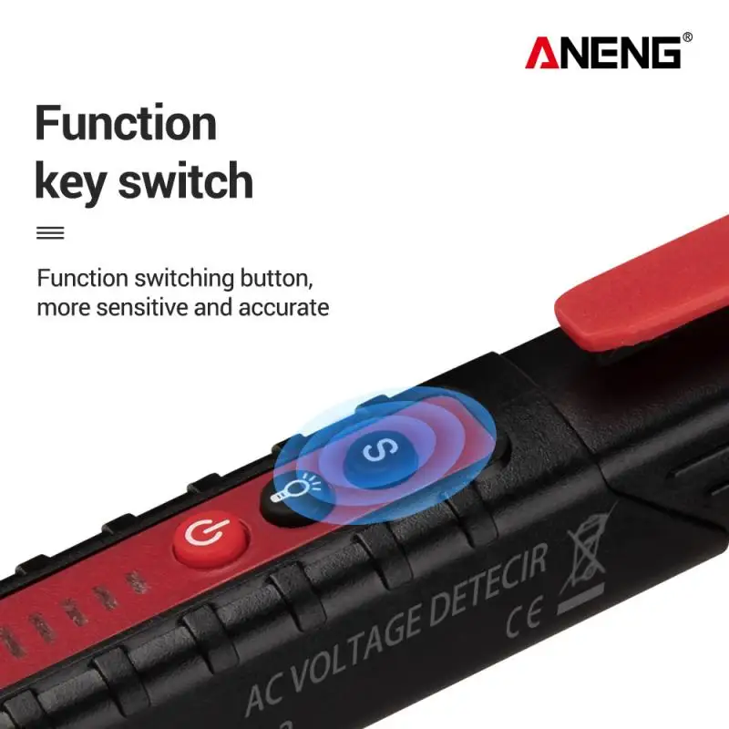 

2021 New Digital 12-1000V AC Voltage Detector Non-Contact Tester Pen VD801 Tester Meter Volt Current Electric Test Pen Home Tool