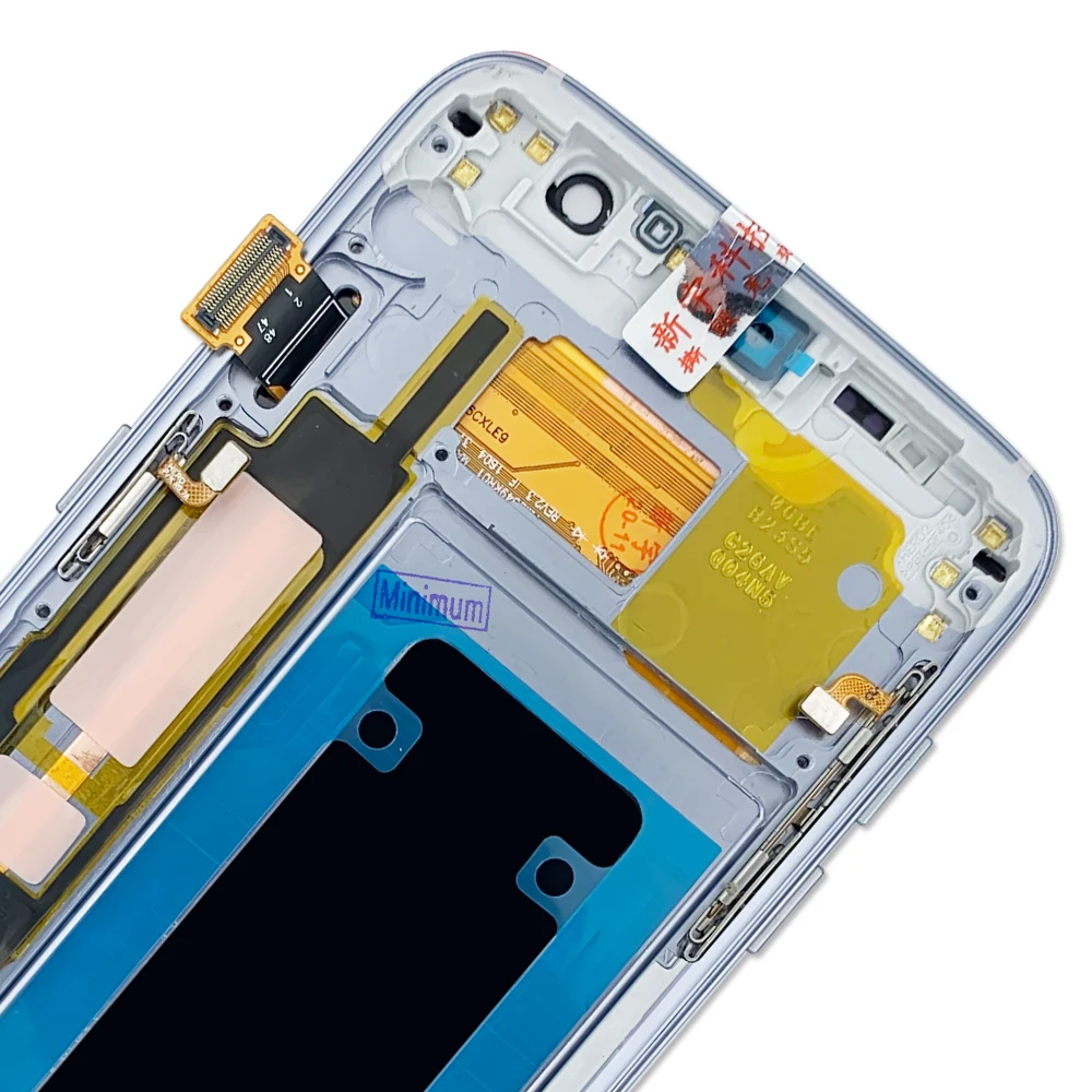 5 &quotSuper AMOLED для Samsung Galaxy S7 Edge ЖК-дисплей сенсорный экран с рамкой G935 G935F SM-G935FD |