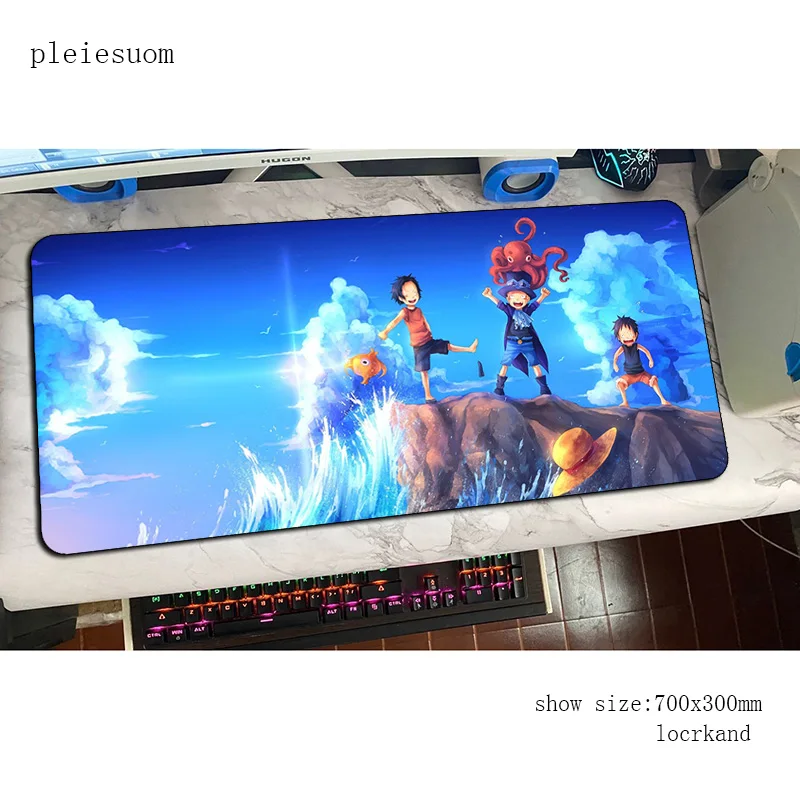 

One Piece mouse pad Popular gaming mousepad anime 900x400x4mm office notbook desk mat home padmouse games pc gamer mats