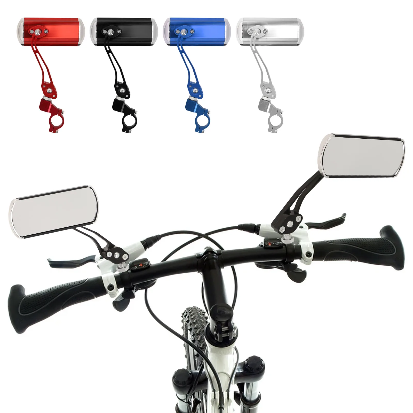 

Bicycle Rearview Mirror Multi Angle Rotation MTB Road Bike Handlebar Rearview Mirror Modified Aluminum Alloy Rearview Mirror