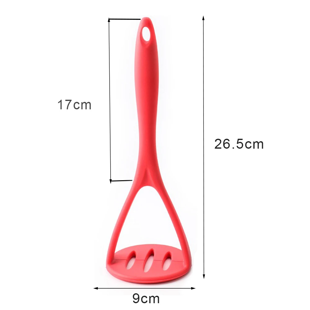 

Kitchen Accessories And Gadgets Silicone Material Potato Masher Fruit And Vegetable Multifunctional Tools Strong Hardness