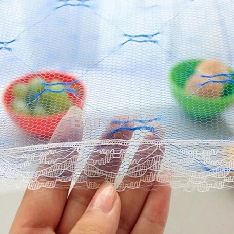 

1PC Umbrella Style Hexagon Gauze Mesh Food Covers 35cm Meal Table Cover Anti Fly Mosquito Kitchen Gadgets Cooking Tools