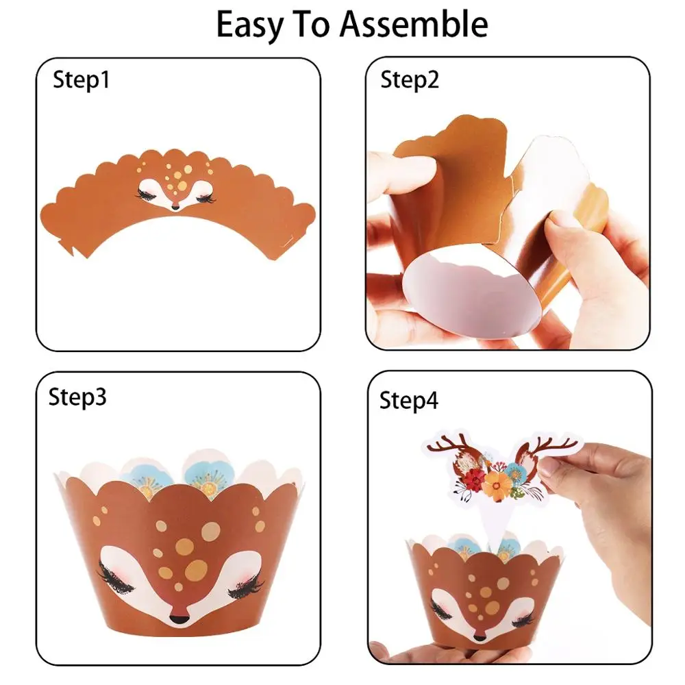 Топпер для торта колпачок обертки пирожных рождественские украшения дома