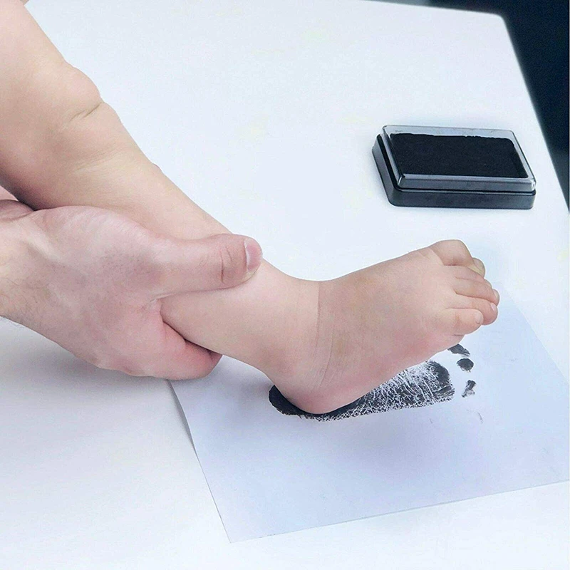 Детская ручная и ножная печать масляная стол детская чернила|Наборы для