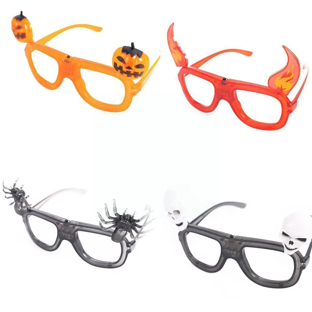 

Halloween Glowing Glasses Funny Pumpkin Glasses For Prom Party Light Up Glasses Toys Wedding Birthday Decoration Adult Kids B1L0