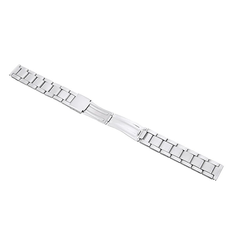 Metal Bracelets For Men Women 12 14 16 18 20 22 24mm Replacement Band Strap Silver Stainless Steel Straight End Watch Band Strap