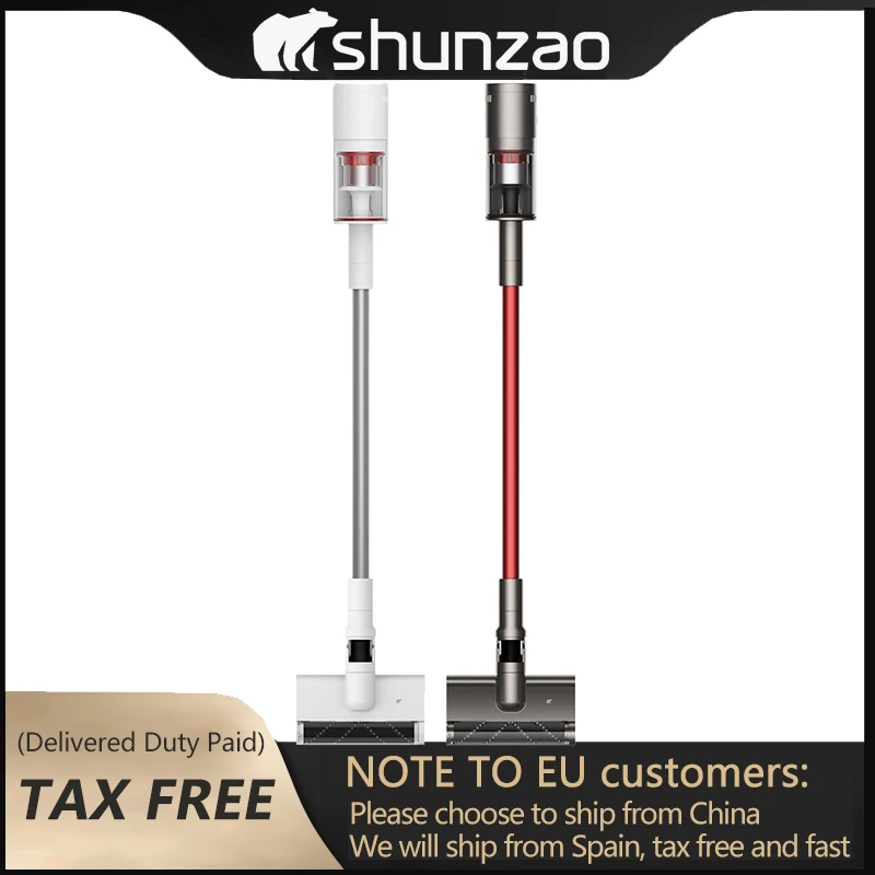 

Hair-cutting Design Vacuum Cleaner SHUNZAO Z11 Z11Pro OLED display Self-clean Hair cutting 26000Pa Replaceable battery Design