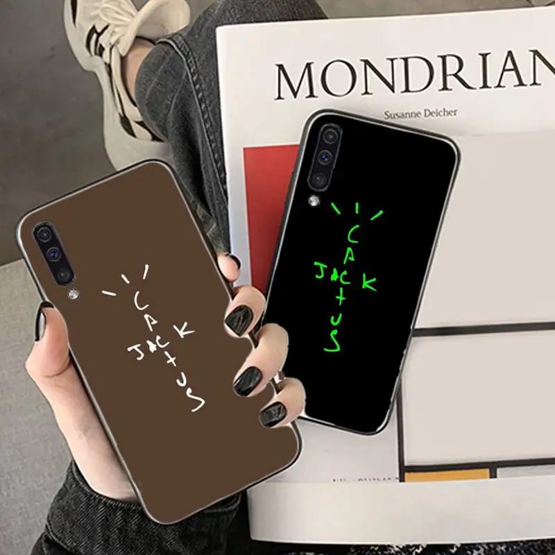 

cactus jack letter words Phone Case For Samsung Galaxy M10 20 30 A 40 50 70 71 6S A2 A6 A9 2018 J7 CORE PLUS STAR S10 5G C8