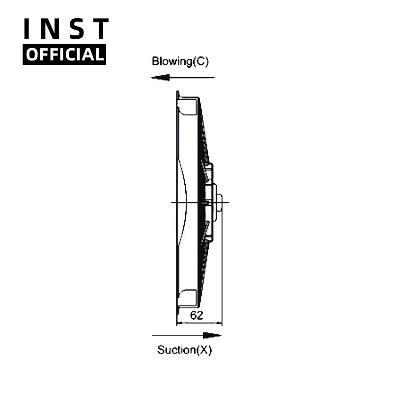 

Air Conditioning Fan AC A/C Blower Motor FOR Rectangle Diameter:289mm 12V